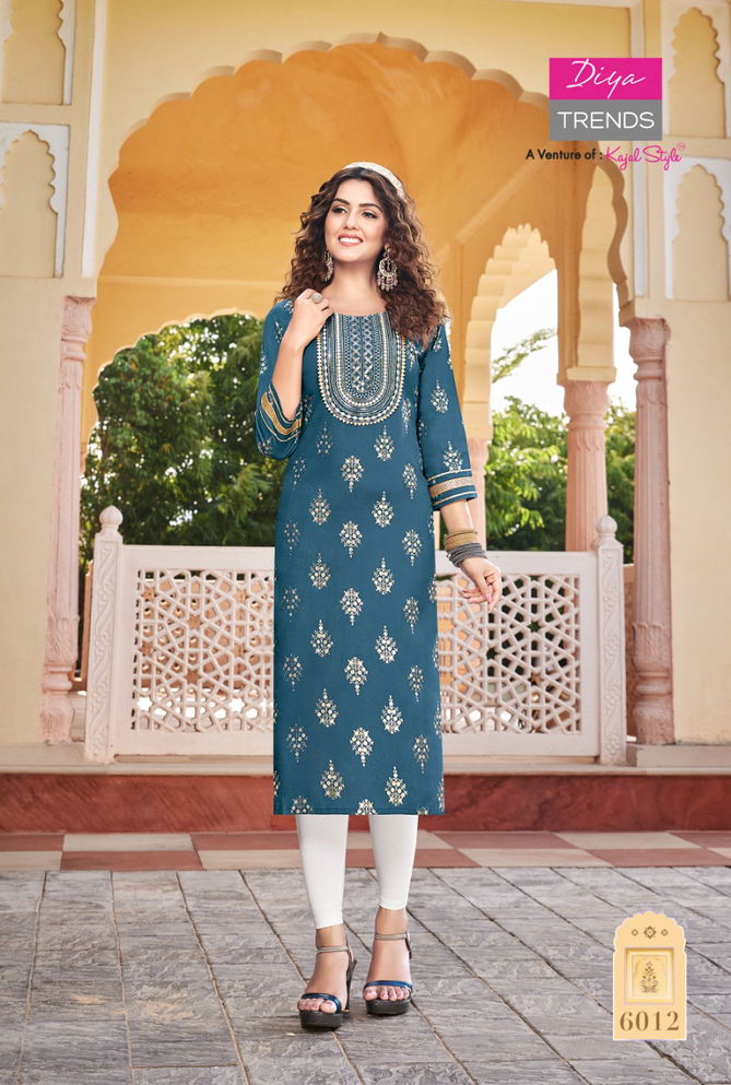 Victoria 6 Embroidery Latest Wholesale Kurti Collection